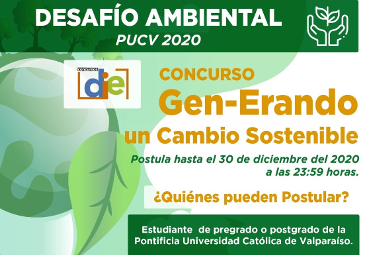 Incubadora Social Gen-E inicia convocatoria "Desafío Ambiental para estudiantes de pre y postgrado"