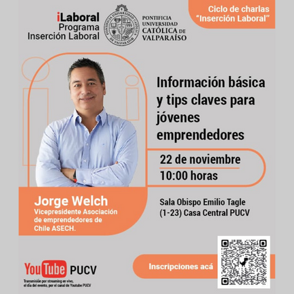 Charlas del Programa de Inserción laboral: “Información básica y tips claves para jóvenes emprendedores - Foto 1