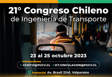 21° Congreso Chileno de Ingeniería de Transporte