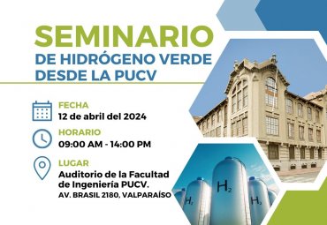 PUCV realizará Seminario de Hidrógeno Verde