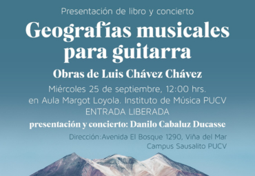 Presentación de libro y concierto "Geografías musicales para guitarra"