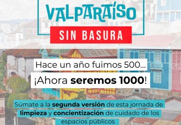 PUCV realizará limpieza masiva de calles "Valparaíso sin Basura"