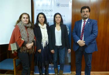 Dos nuevos graduados del Programa de Magíster EIB