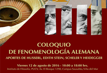 Coloquio sobre Fenomenología alemana: Aportes de Husserl, Edith Stein, Scheler y Heidegger