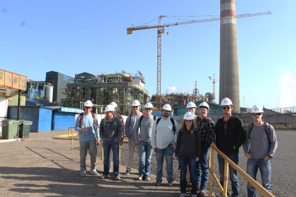 Estudiantes de intercambio de la Texas Tech University visitaron las dependencias de Codelco división Ventanas