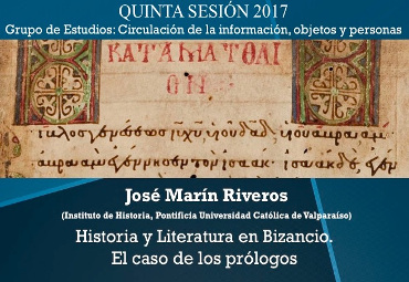 Instituto de Historia organiza quinta sesión del Grupo de Estudios “Circulación de la información, objetos y personas”