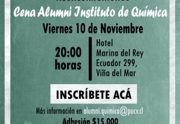 Cena alumni Instituto de Química