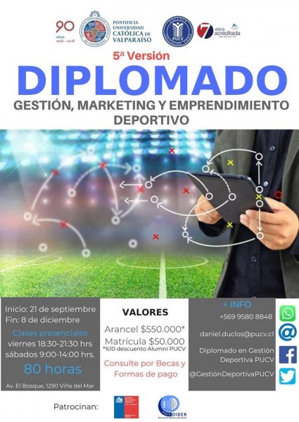 Diplomado en Gestión, Marketing y Emprendimiento Deportivo