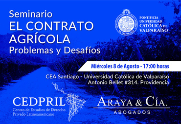 Seminario "El Contrato Agrícola. Problemas y Desafíos"