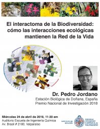 El interactoma de la Biodiversidad: como las interacciones ecológicas mantienen la Red de la Vida