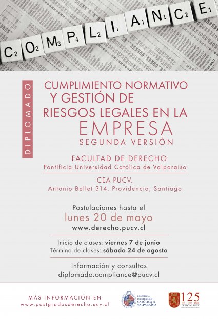 Postulaciones Diplomado en Cumplimiento Normativo y Gestión de Riesgos Legales en la Empresa