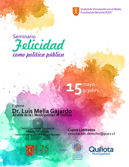 Seminario "Felicidad como Política Pública"