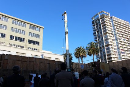 Bendicen y colocan primera piedra del nuevo edificio para Escuelas de Ingeniería Civil e Ingeniería en Construcción