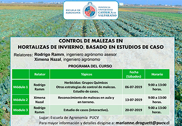 Curso de Estrategias en el Control de Malezas en Hortalizas