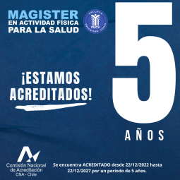 Acreditación Magíster en Actividad Física para la Salud