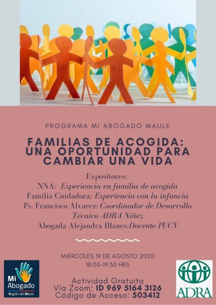 Seminario "Familias de acogida: Una oportunidad para cambiar una vida"