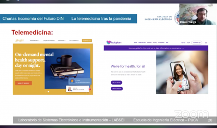 Académico PUCV aborda el cambio a la medicina a distancia tras la pandemia en charla DINamo