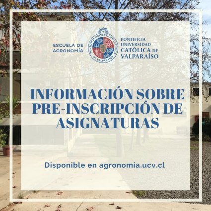 Información sobre Pre-Inscripción de asignaturas