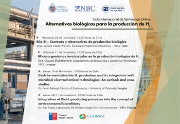 Ciclo de Seminarios EIB-NBC: "Alternativas biológicas para la producción de Hidrógeno"