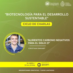 Charla "Alimentos Carbono Negativos para el Siglo 21"