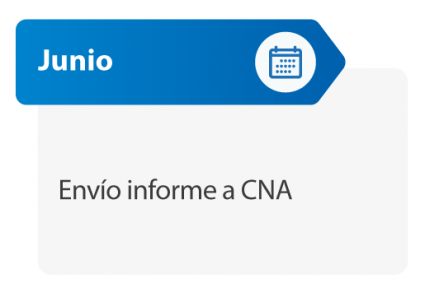 Envío informe a CNA