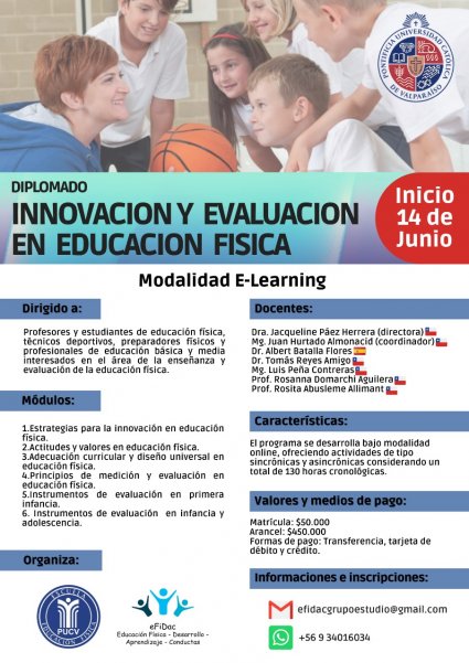 Diplomado en Innovación y Evaluación en Educación Física