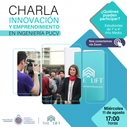 ENSEÑANZA MEDIA: Charla Innovación y Emprendimiento en Ingeniería PUCV