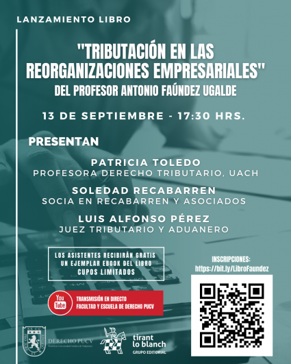 Lanzamiento del libro "Tributación en las reorganizaciones empresariales"