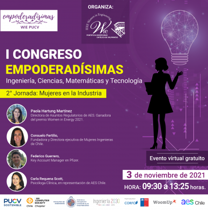 I Congreso Empoderadísimas: Ingeniería, Ciencias, Matemáticas y Tecnología