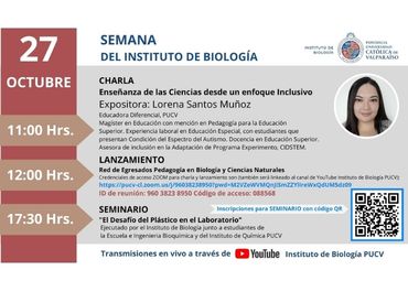 Semana del Instituto de Biología PUCV