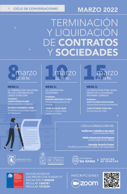 Ciclo de Conversaciones: Terminación y Liquidación de Contratos y Sociedades