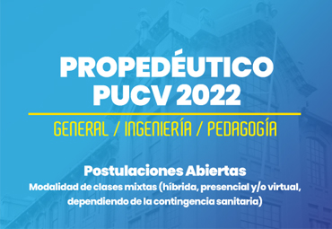 Cierran postulaciones a Programa Propedéutico PUCV 2022