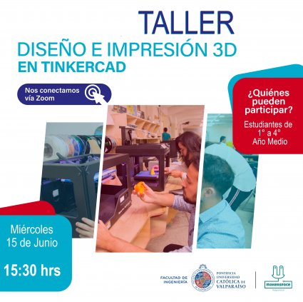 ENSEÑANZA MEDIA: Taller Diseño e Impresión 3D en Tinkercad