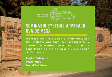 Seminario Systems Approach Uva de Mesa