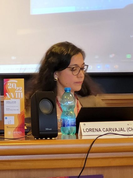 Profesora Lorena Carvajal participa en XVIII Congreso del Instituto Iberoamericano de Derecho Concursal en la Universidad de Roma La Sapienza