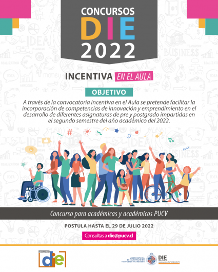 Concursos DIE - INCENTIVA DEL AULA 2022 "Asignaturas 2do Semestre"