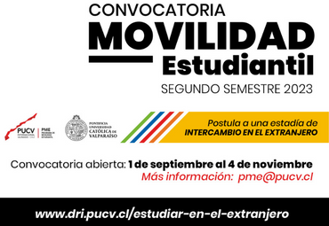 Apertura de postulaciones al Programa de Movilidad Estudiantil