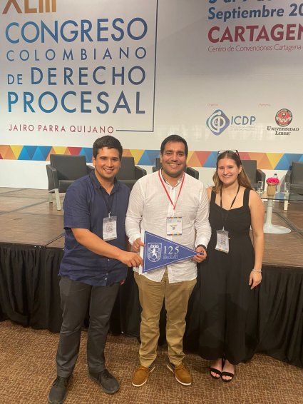 Estudiantes participan en XXIII Concurso Internacional para Estudiantes de Derecho Nivel Pregrado 2022 "Semilleros de Derecho Procesal"