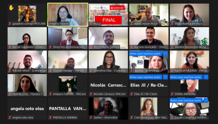 Se realizó la final del concurso Talento Emprendedor segundo semestre 2022 de la PUCV junto a Santander Universidades