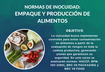 Normas de inocuidad: Empaque y Producción de Alimentos