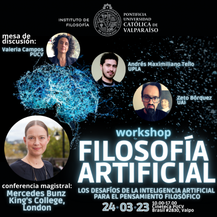 Cineteca PUCV será sede de encuentro sobre filosofía e inteligencia artificial