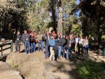 Codelco y Federación de Trabajadores del Cobre visitan Piscicultura de Río Blanco