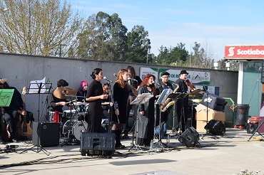 Ensamble de Música Popular IMUS PUCV en el Campus Curauma