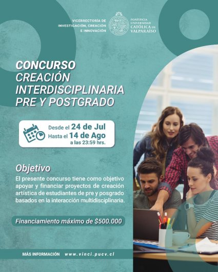 Concurso “Creación Interdisciplinaria Pre y Postgrado”