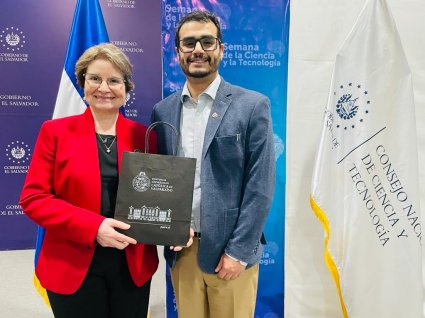 PUCV participa en la Semana de la Ciencia y la Tecnología organizada por el Ministerio de Educación de El Salvador