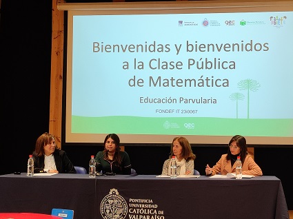 Con apoyo de diversas instituciones gubernamentales y educativas se realiza "La Clase Pública de Matemáticas para Educación Parvularia"