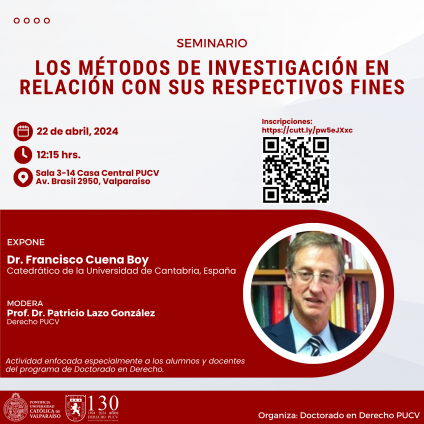 Seminario “Los métodos de investigación en relación con sus respectivos fines"