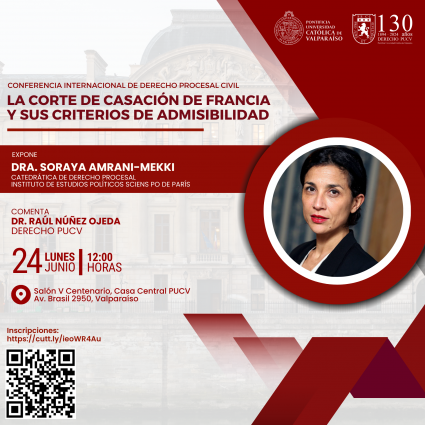 Conferencia Internacional "La Corte de Casación de Francia y sus criterios de admisibilidad"