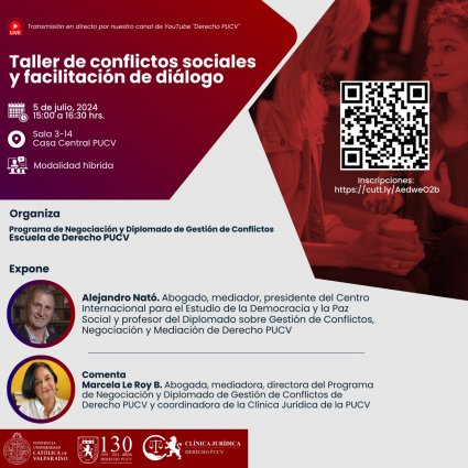 Taller de conflictos sociales y facilitación de diálogo