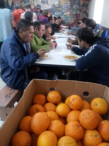 La alegría de servir en el Comedor de La Matriz